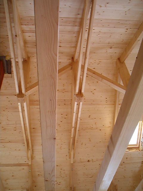 Construction charpente Yssingeaux (43) — chevrons et arbalétriers en sapin
